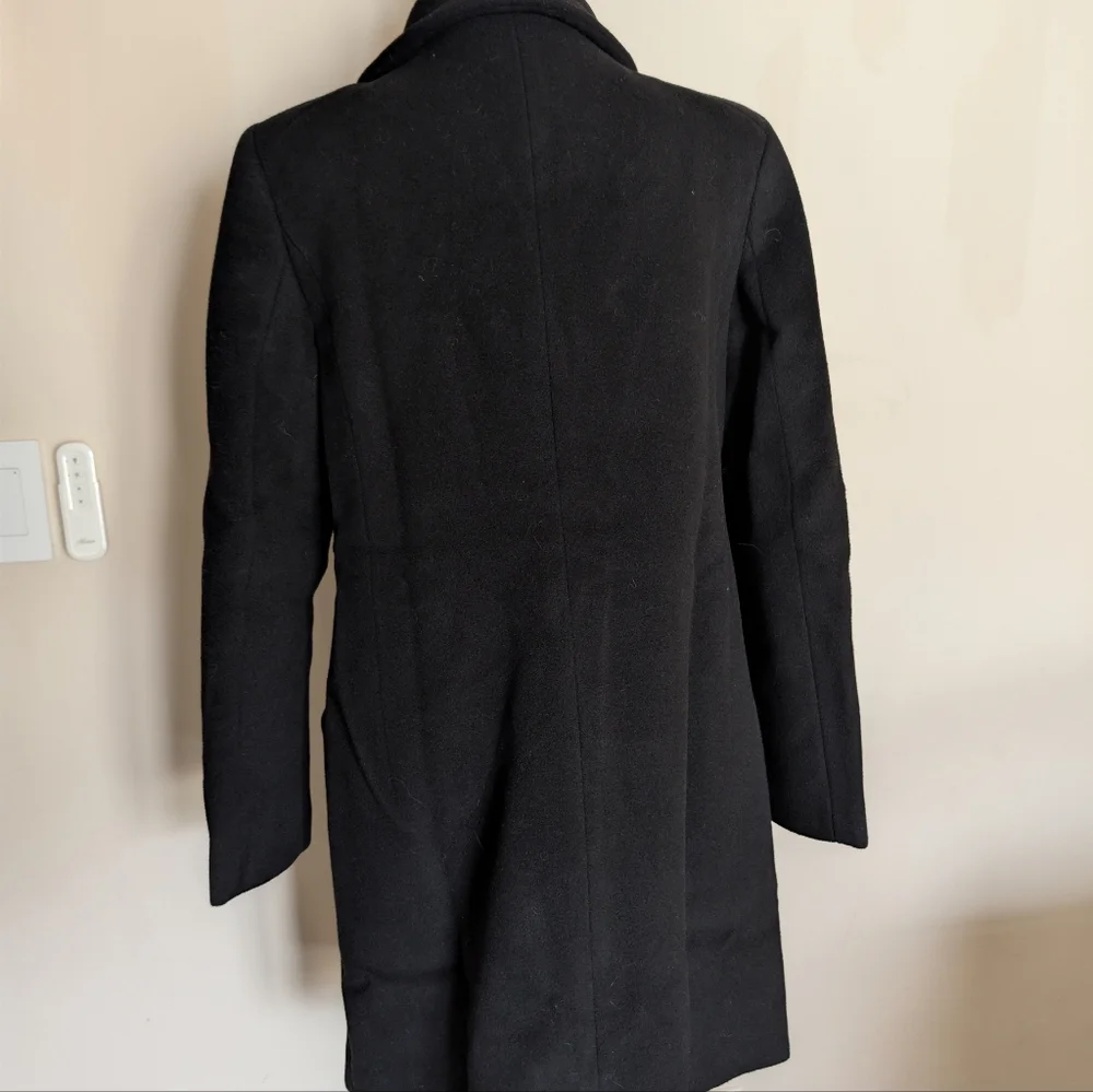 Quince Womens Wool Cashmere Cocoon Coat NWT Size Small Mid Length Quiet Luxury - Picture 3 of 7